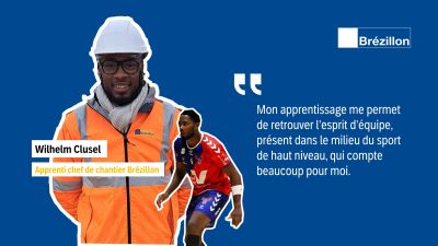 A la rencontre de Wilhelm Clusel, apprenti chef de chantier et sportif de haut niveau !